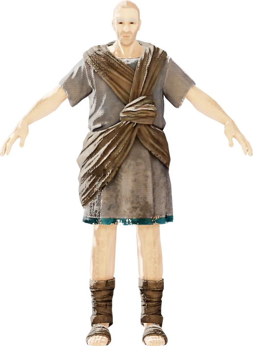 Vêtements de base du Remnant, rendu du modèle du jeu