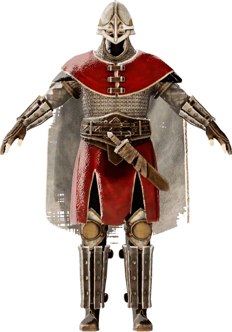 Heavy Chest Armour, Heavy Helmet, Heavy Leg Armour des Ancients, rendu du modèle du jeu